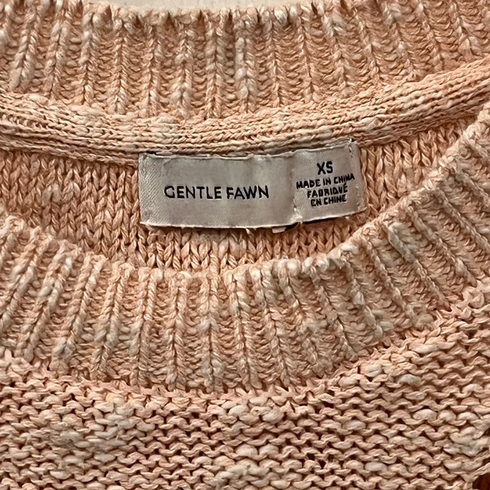 Gentle Fawn Pink Cable Knit Sweater - Picture 2 of 8